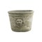 Round Cement Lion Head Planter Pot Indoor Outdoor Decorative Plant Pot
